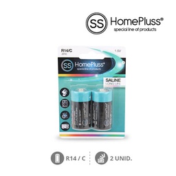 [008000642] Pila salina Homepluss R14 (C) Blister 2