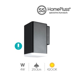 [008000949] Aplique Ayane 4 W 4200 K IP54 Negro