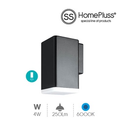 [008000950] Applique Ayane 4 W 6000K IP54 Noire