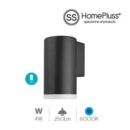 [008000954] Applique Bona 4 W 6000K IP54 Noire