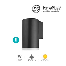 [008000953] Aplique Bona 4 W 4200 K IP54 Negro