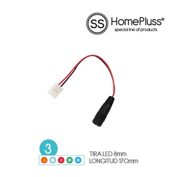 [008005611] Conector para tira LED monocromática para CC