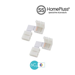 [008005622] Sachet de 2 connecteurs forme « L » bande LED RGB