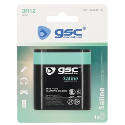 [009000170] Pilha petaca salina GSC evolution 3R12-4,5 V 1 Blister 1 un.