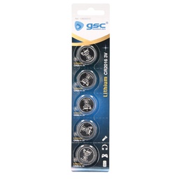 [106000010] GSC CR2016 lithium baterry 5pcs blister