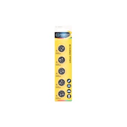 [106000013] Blister 5 Piles boutons Lithium SS CR2016