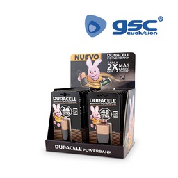 [106005000] Display power bank Duracell 6uds 3350mAh y 6uds 6700mAh