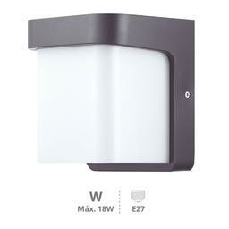 [200200003] Sabik wall sconce, E27 Max. 18W IP54 anthracite grey