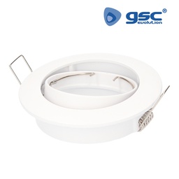 [200405005] Aro basculante Mebrat redondo encastrável Ø 84 mm Branco mate
