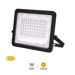 [202600083] Proyector aluminio LED 50W 3000K IP65 Negro