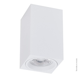 [202000005] Spot de plafond carré Sehay blanc mat