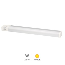 [203000002] Éclairage d’armoire à LED avec détecteur crépusculaire et de mouvement 2,5 W 4000K