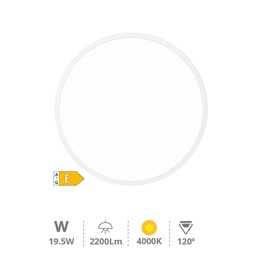 [203605037] Melun LED ceiling light 19,5W 4000K