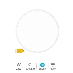 [203605040] Plafonnier LED Melun 22W 6500K