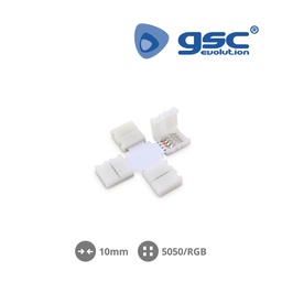 [204005005] Clip en forme de + 10 mm SMD5050/RGB