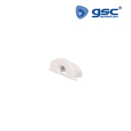 [204095002] Pièce de rechange couvercle avec trou pour profil bande LED réf. 204025001