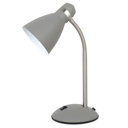 [204200019] Lampe à bras articulé Nuba E27 Grise