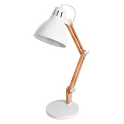 [204200029] Candeeiro mesa Hamu E27 Branco