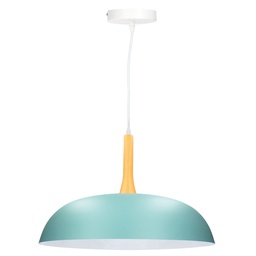 [204400020] Lâmpada pendente Série Kaseli E27 Ø 500 mm Azul