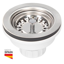 [404035012] Sink valve with basket and overflower
