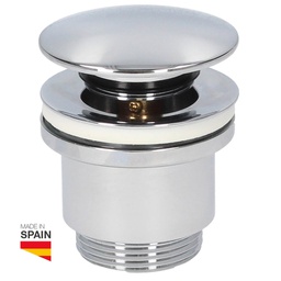 [404035020] Válvula de drenagem para lavatório tampa click-clack Ø 63,5 mm Cromada