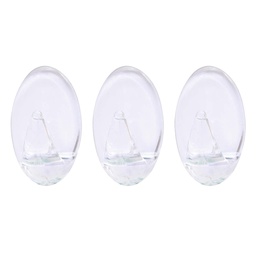 [500010002] Pack 3 Perchas adhesivas Transparentes