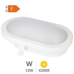 [200205039] Aplique oval Hitra 12 W 4200 K IP54