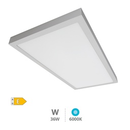 [203405010] Panneau de surface à LED rectangulaire Menia 36W 6000K Nickel