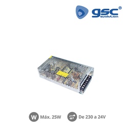 [204000002] Alimentation pour bandes LED à 24 V 25 W