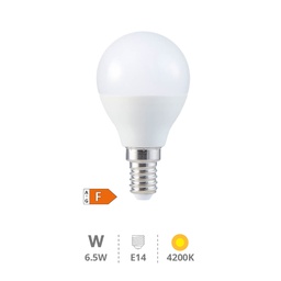 [200690037] Ampoule LED sphérique 6,5W E14 4200K