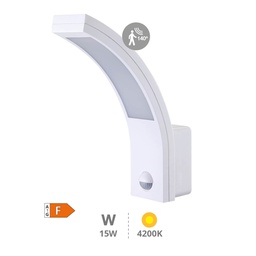 [200205053] Aplique pared LED Tegar con sensor movimiento 15W 4200K Blanco