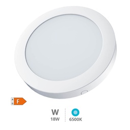 [201005024] Downlight de surface LED rond Bogur 18W 6500K blanc
