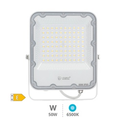 [202600070] Projecteur aluminium LED 50W 6500K IP65 Blanc