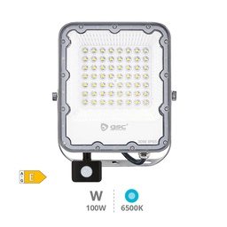 [202610007] Projecteur aluminium LED avec détecteur 30 W 6500K IP65 Gris