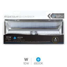 [200210005] Applique solaire LED avec détecteur 10 W 6500K noir- boîte prés. 5 u