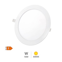 [201000067] Virey round recessed downlight 18W 4000K White
