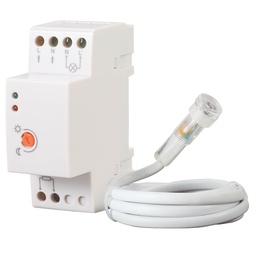 [104305001] Detetor com sensor crepuscular para montagem em carril DIN