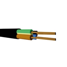 [101005002] Round Cable 100M Roll(4x1.5mm) Black