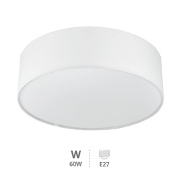 [203600001] Gemena fabric ceiling lamp 2xE27 White