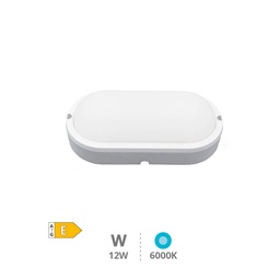 [200205068] Aplique ovalado LED Mushie 12W 6500K IP65