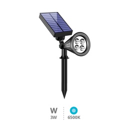 [201210013] Piquet de jardin solaire LED Alezu 6500K IP67 réglable