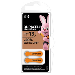 [106000041] DURACELL hearing aid DA13 Battery 6pcs/blister