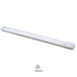 [203200018] Réglette étanche pour 2 tubes LED T8 120cm