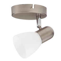 [202000041] Spot de plafond simple Série Guimara E14 Nickel