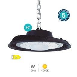 [202400006] Lâmpada LED industrial tipo exaustor Titas 100 W 90º 4000 K