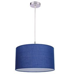 [204400031] Lâmpada de teto pendente Série Kaliab E27 Ø 360 mm Azul
