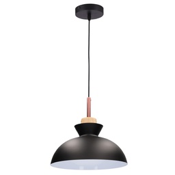 [204400035] Suspension Série Sompara E27 Ø280 mm Noire