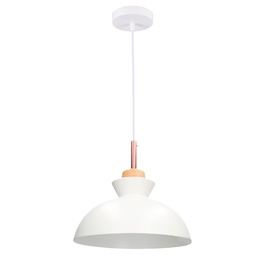 [204400036] Lâmpada de teto pendente Série Sompara E27 Ø 280 mm Branco