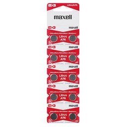 [106000046] MAXELL alkaline LR44 Battery 10pcs/blister
