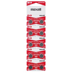 [106000047] MAXELL alkaline LR1130 Battery 10pcs/blister